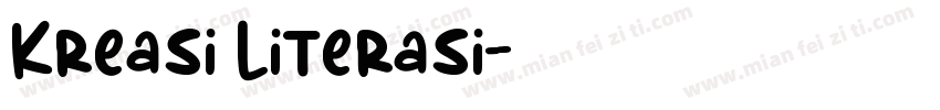 Kreasi Literasi字体转换